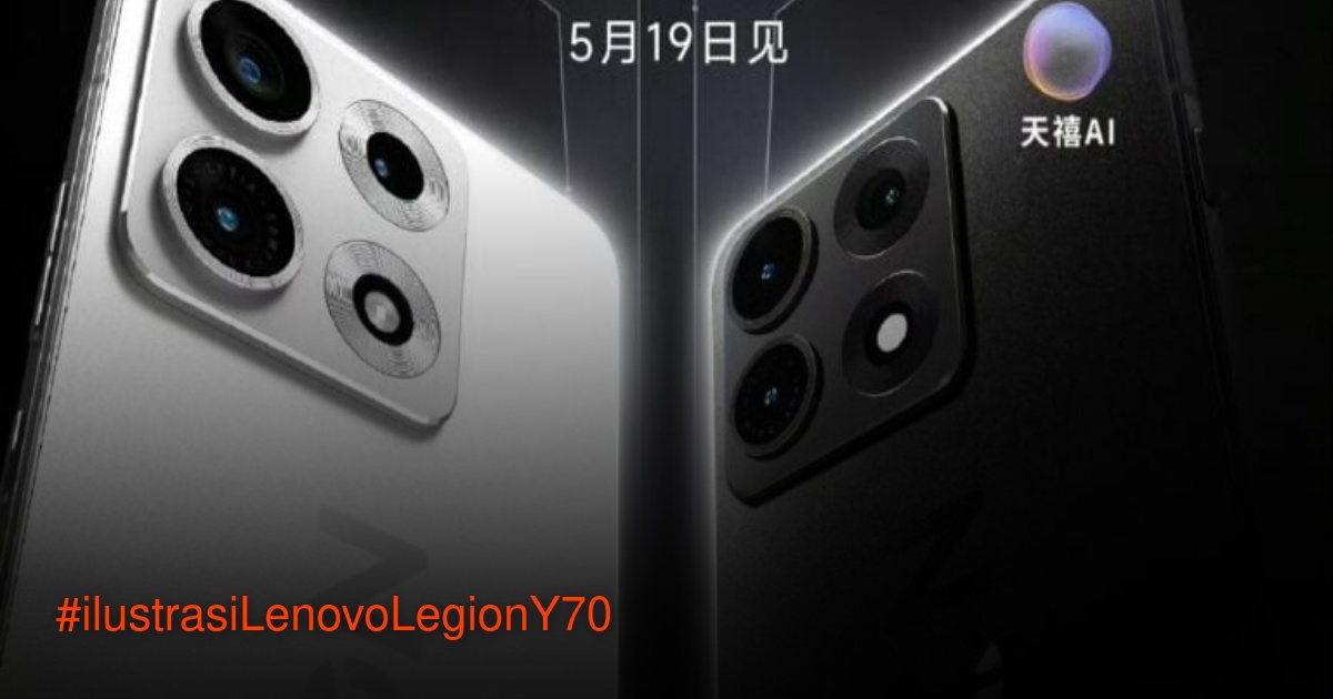 Lenovo Legion Y70 smartphone gaming dengan layar besar