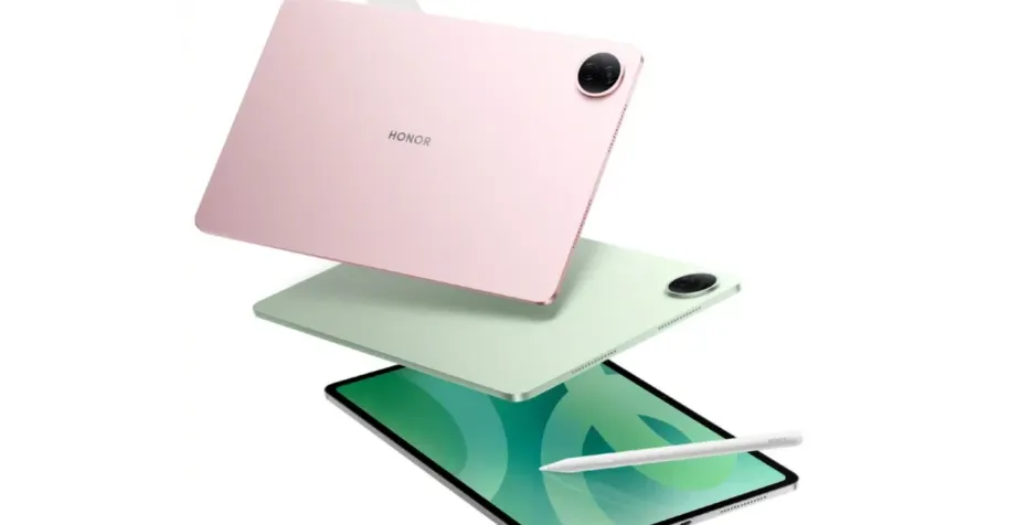 Tablet Honor Pad 20 dengan layar besar dan desain ramping dalam warna Vibrant Pink
