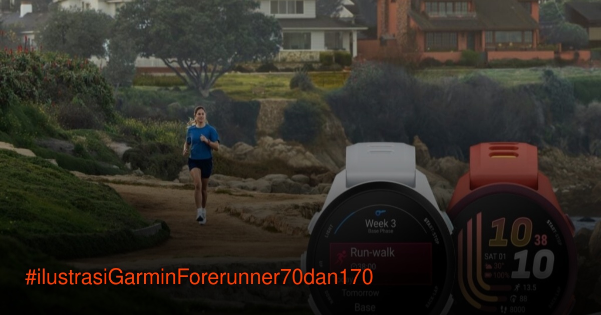 Smartwatch Garmin Forerunner 70 dan 170 dengan layar AMOLED