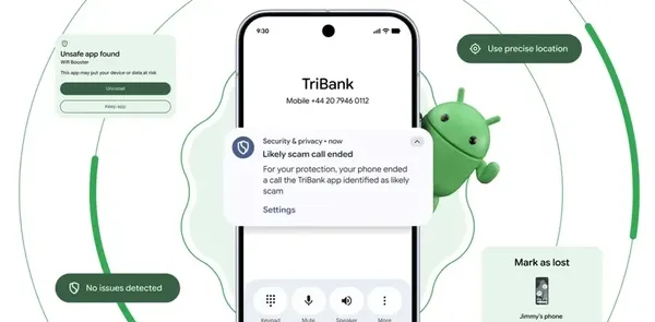 Google mengumumkan fitur keamanan baru Android untuk lindungi dari penipuan telepon dan pencopetan