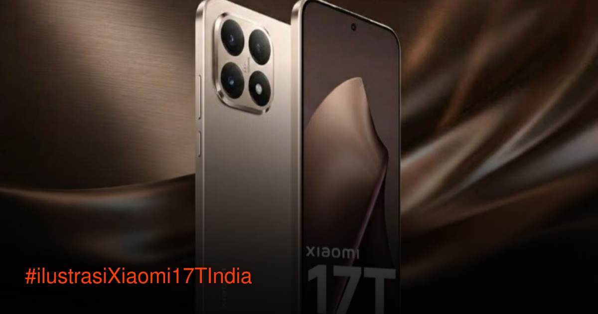 Teaser peluncuran Xiaomi 17T series di India dengan tulisan The T is coming