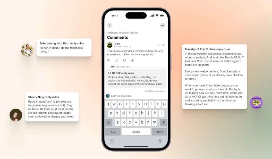 Substack Beri Kreator Kendali Penuh Atas Komentar dengan Fitur Reply Rules