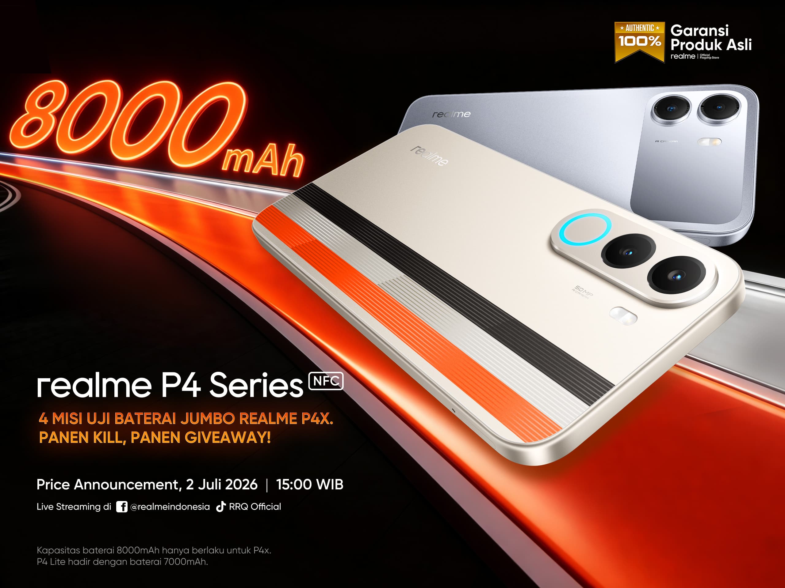 realme P4 Series 8000mAh Paling Terjangkau Meluncur 2 Juli 2026