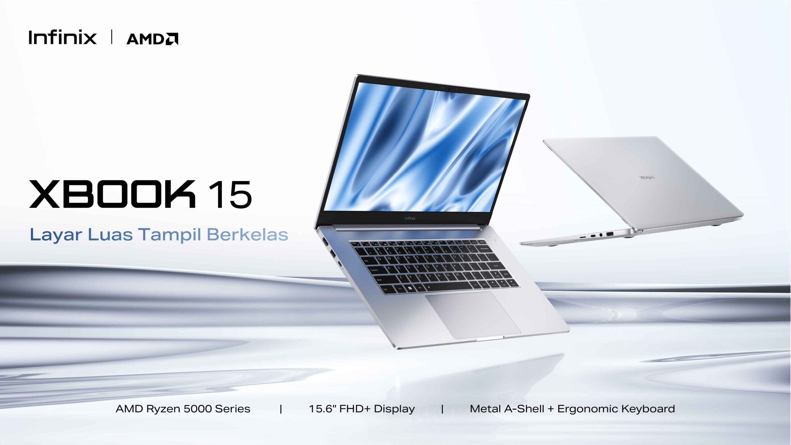 Infinix XBOOK 15 Resmi di Indonesia, Tawarkan Performa CPU AMD Ryzen