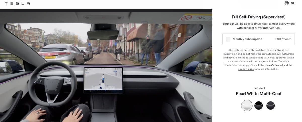 Gugatan Kolektif Tesla di Belanda Soal FSD Makin Serius