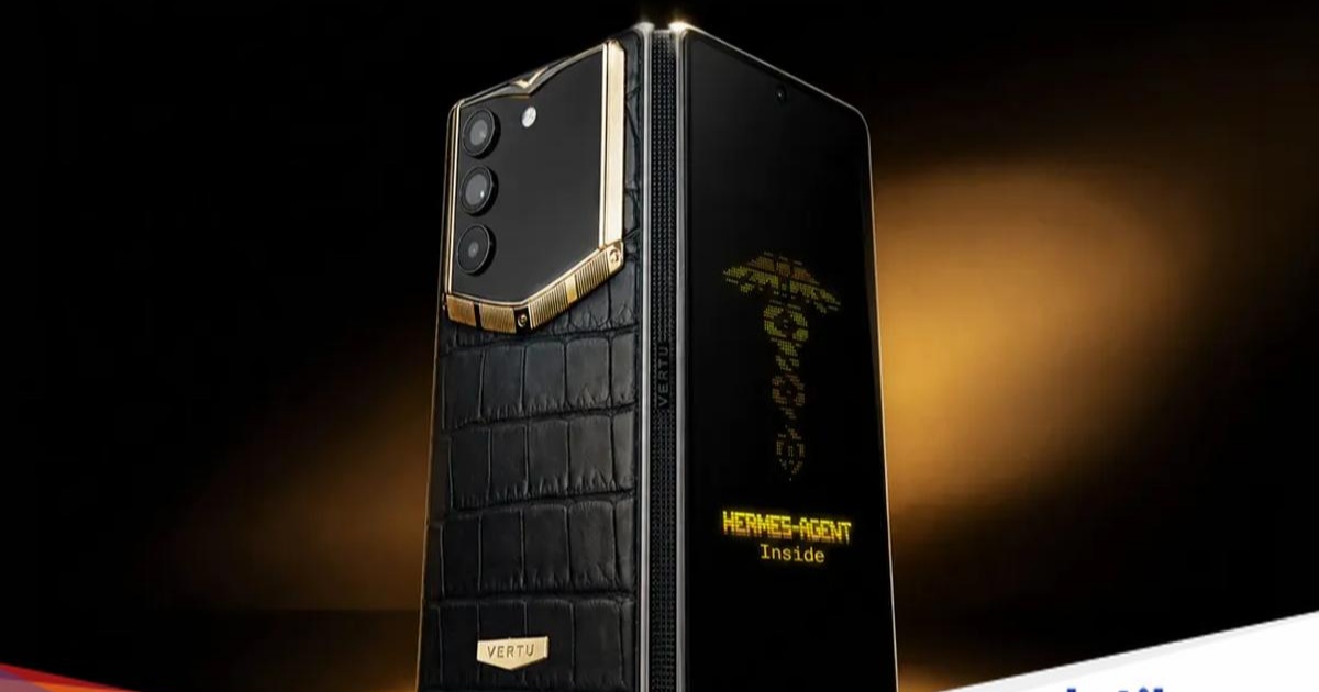 Vertu AlphaFold ponsel lipat mewah dengan asisten AI Hermes