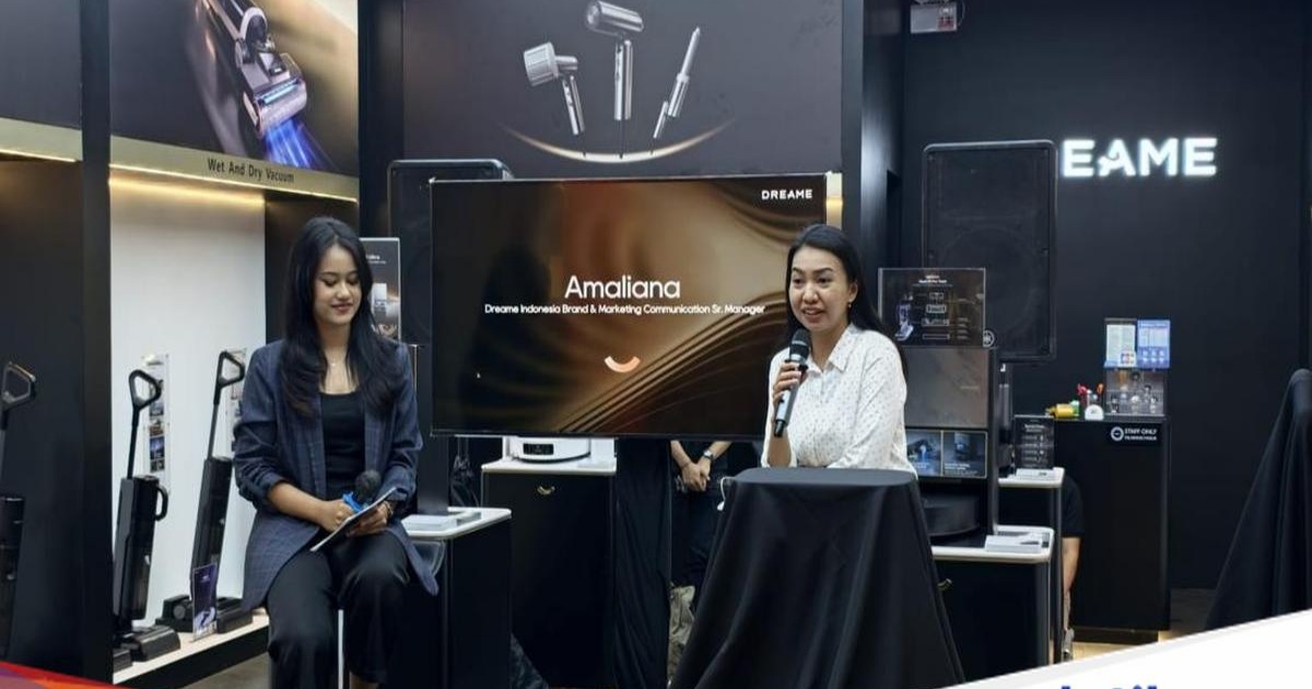Peluncuran produk Dreame di Puri Indah Mall 2, Jakarta dengan tiga perangkat smart home terbaru