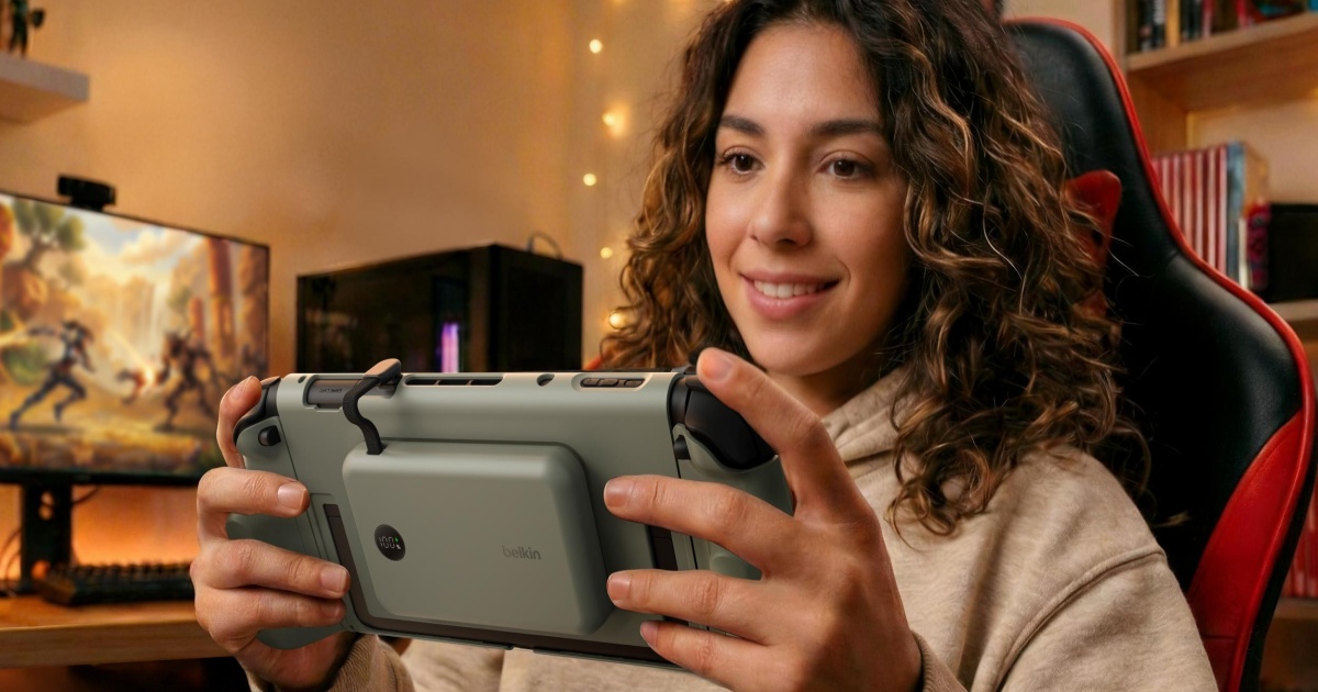 Belkin Charging Grip untuk Nintendo Switch 2 dengan baterai 10.000mAh