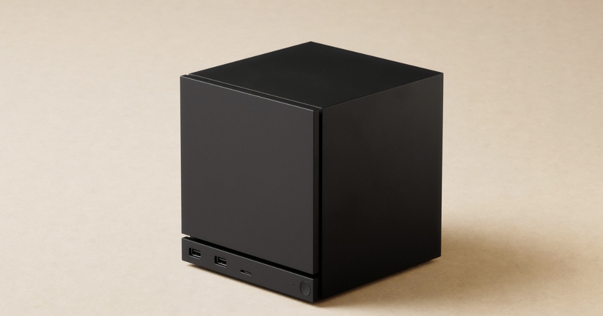 Steam Machine Valve dengan desain futuristik