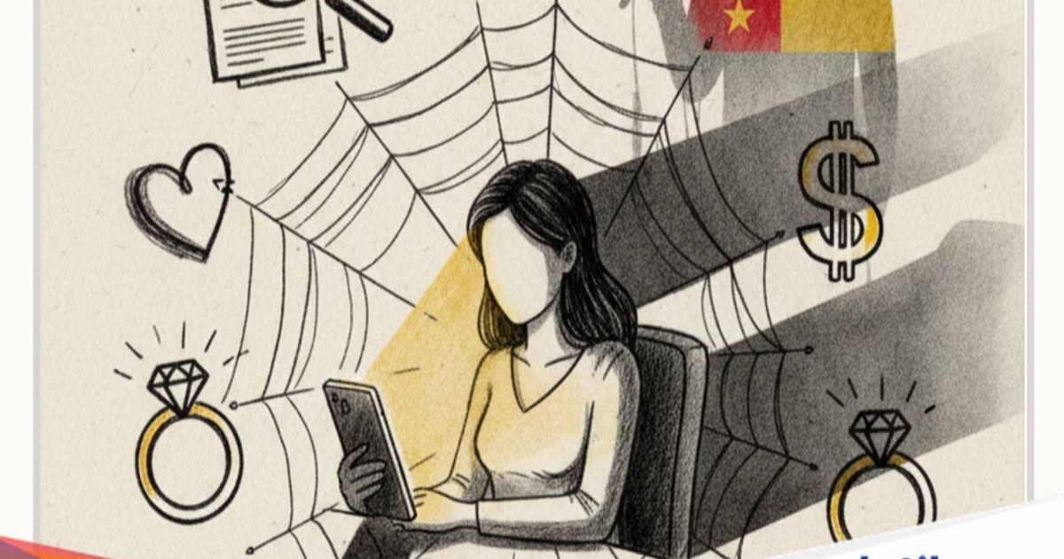 Ilustrasi kasus love scam di Cirebon dengan korban wanita dan pelaku pria keturunan Kamerun