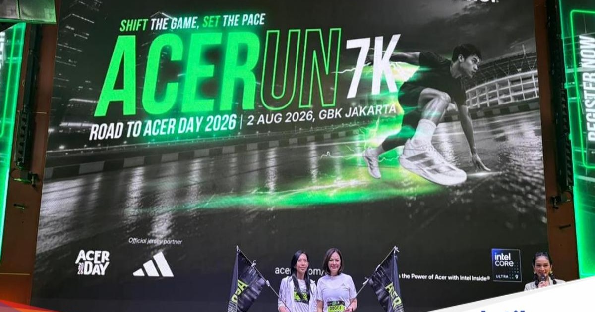 Acer Indonesia kembali menghadirkan kompetisi lari ACERUN dengan format baru 7K, teknologi AI, hingga aplikasi lari buatan sendiri.