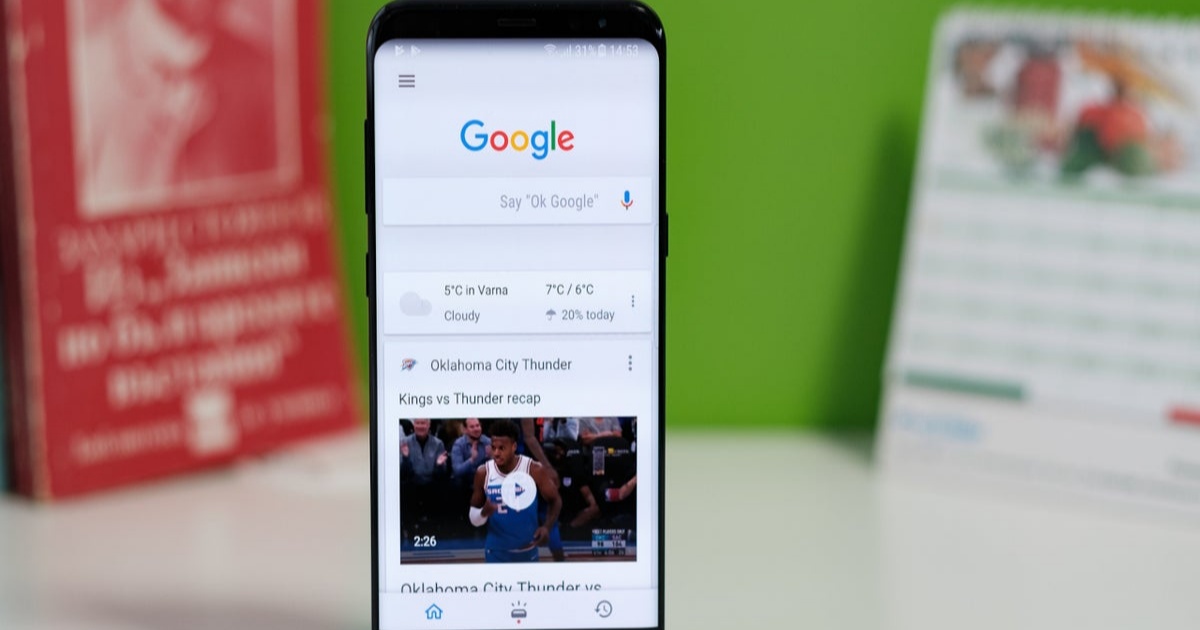 Google Search profiles tampilan di ponsel Android