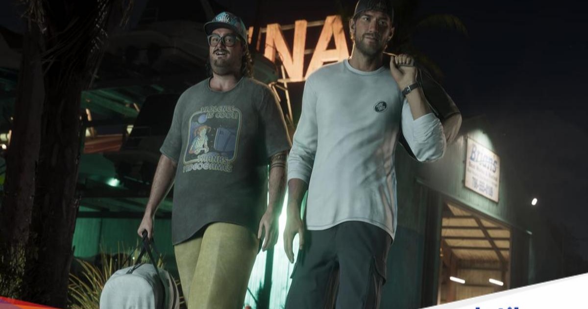 Screenshot terbaru dari game GTA 6 yang menampilkan karakter dan lokasi di dalam game