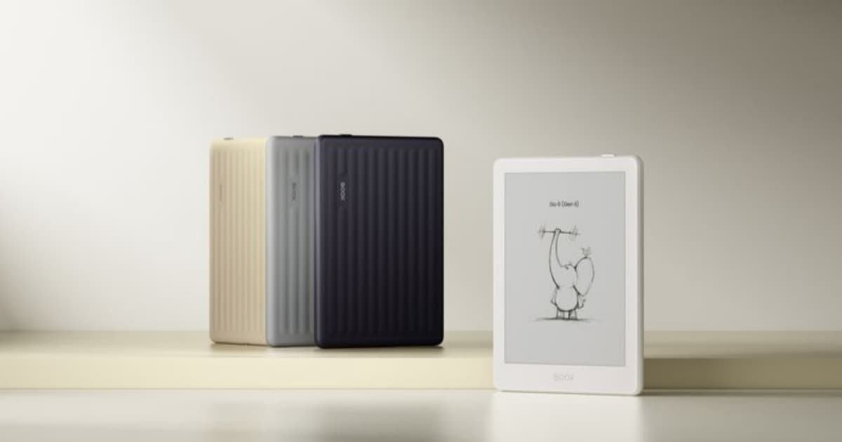 Boox Go 6 e-reader dengan stylus InkSense Plus untuk mencatat