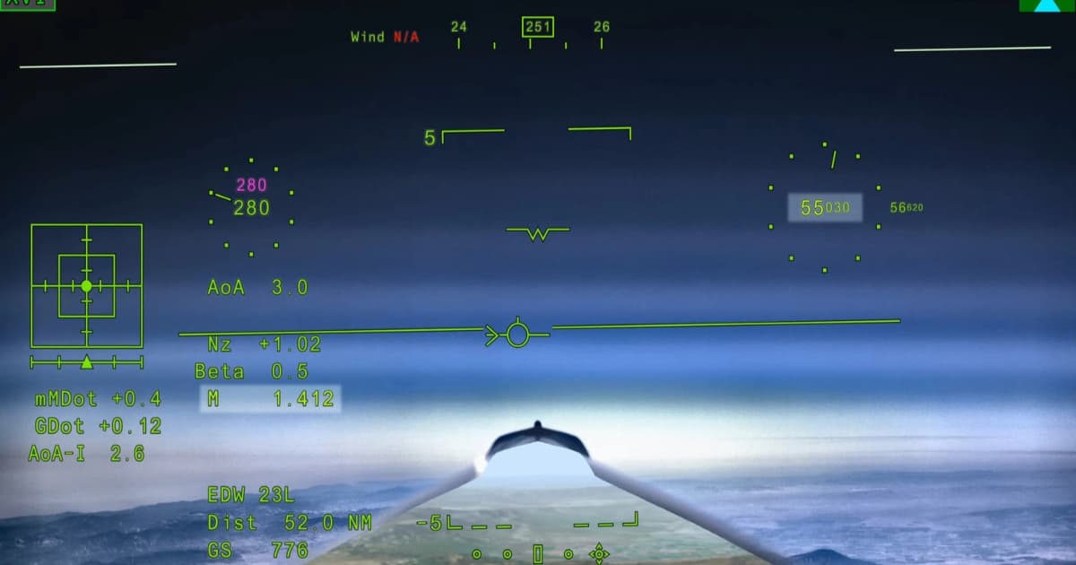 Pesawat X-59 NASA menunjukkan kecepatan Mach 1,4 pada ketinggian 55.030 kaki dalam uji terbang 12 Juni 2026