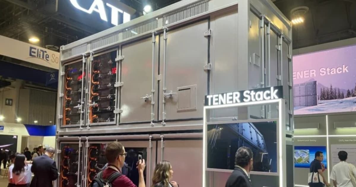 Tener Stack energy storage system by CATL dengan arsitektur modular