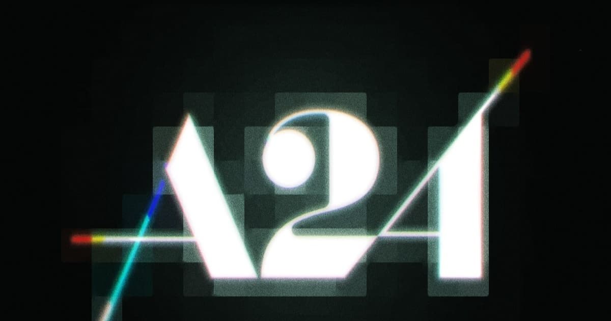 Logo A24 dalam versi piksel yang muncul sebelum film-film studio independen tersebut