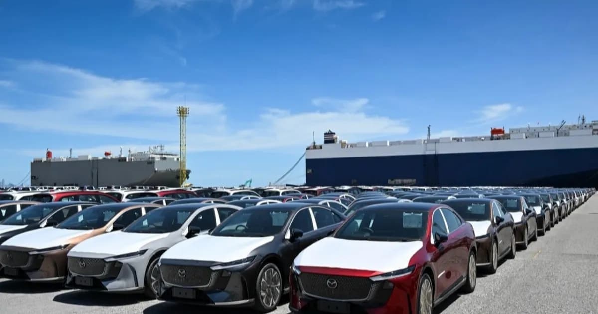 Mazda 6e RHD siap dikirim di Thailand