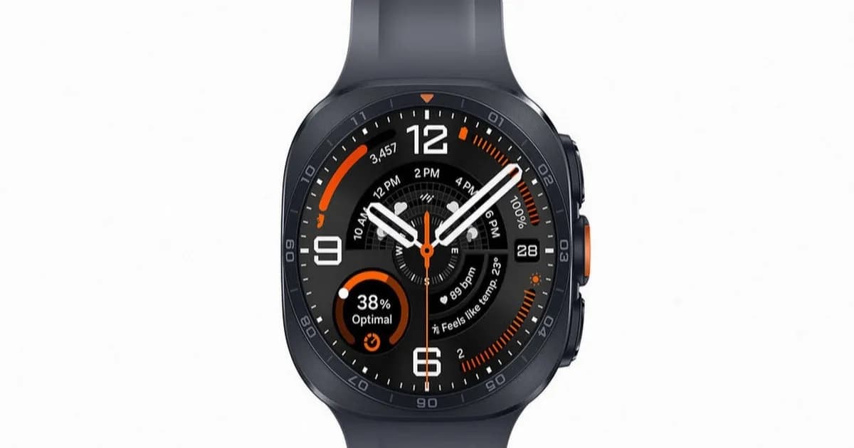 Render bocoran Samsung Galaxy Watch Ultra 2 dengan desain minimalis