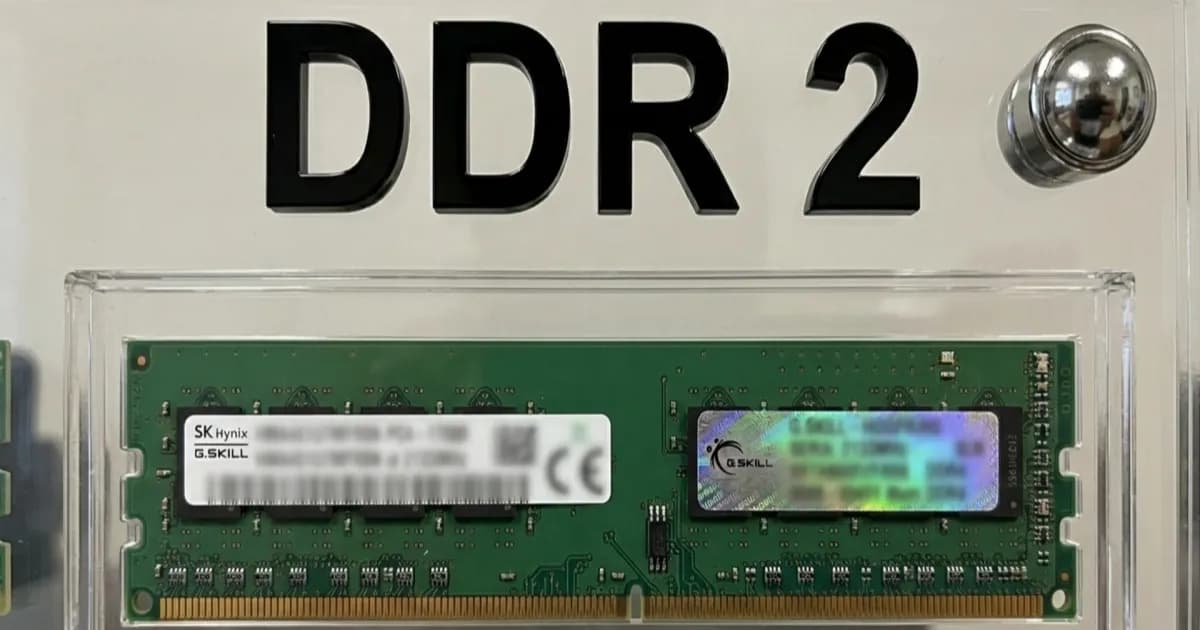 Ilustrasi krisis pasokan memori DDR2 akibat investasi AI yang mengalihkan produksi