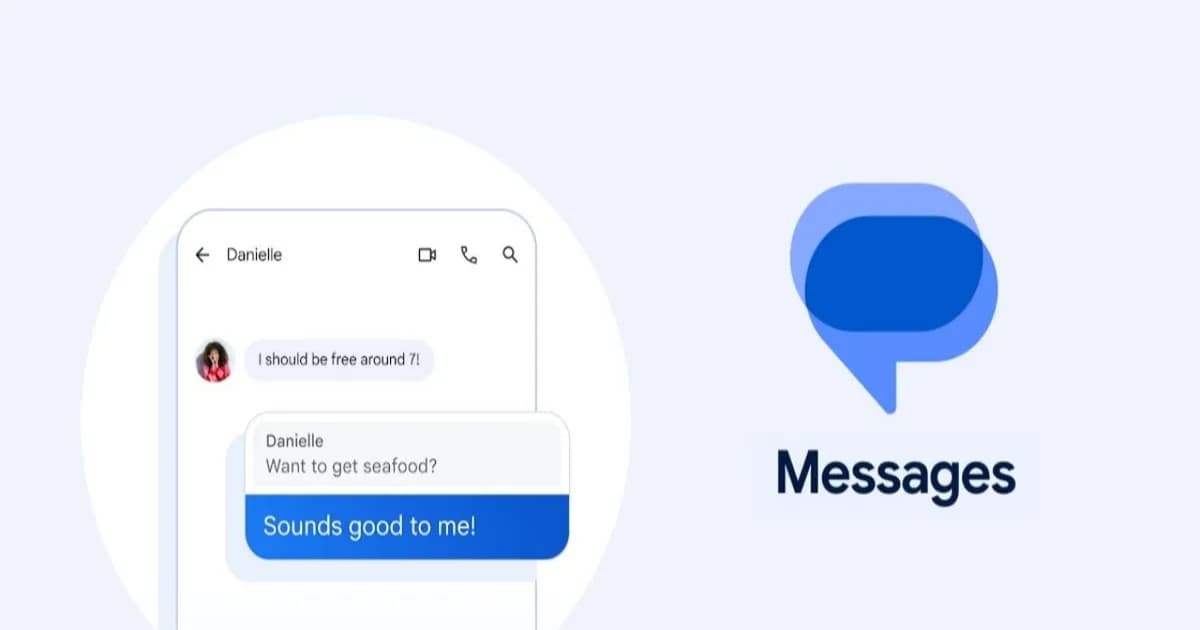 Tampilan layar Chat theme Google Messages dengan palet warna dan galeri wallpaper