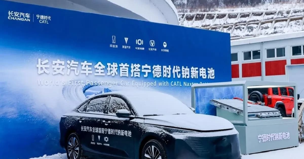 Mobil Changan Nevo A06 dengan baterai sodium-ion CATL Naxta