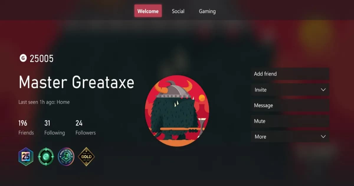 Xbox gamertag