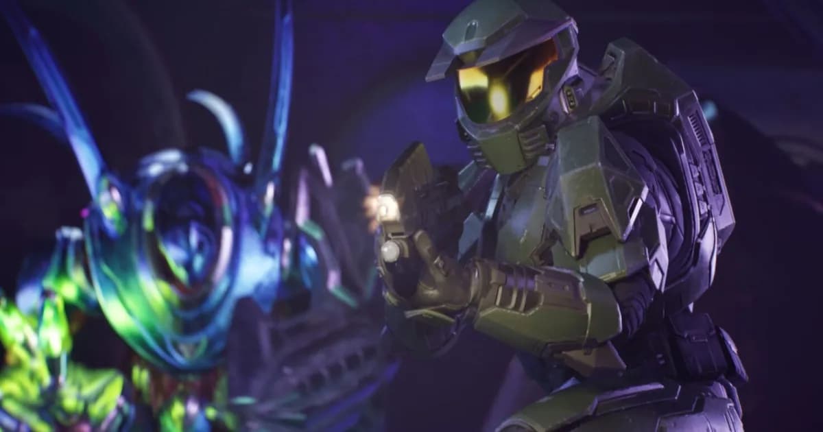 Halo Campaign Evolved menampilkan Master Chief dan Sergeant Johnson