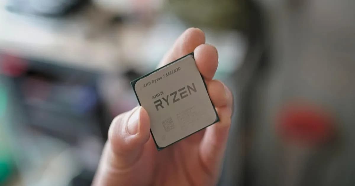 AMD Ryzen 7 5800X3D 10th Anniversary Edition yang diborong scalpers