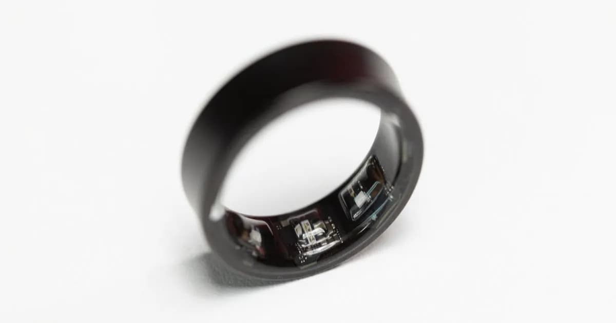 Konsep Apple iRing sebagai smart ring yang sedang dikembangkan untuk bersaing dengan Samsung Galaxy Ring dan Oura Ring