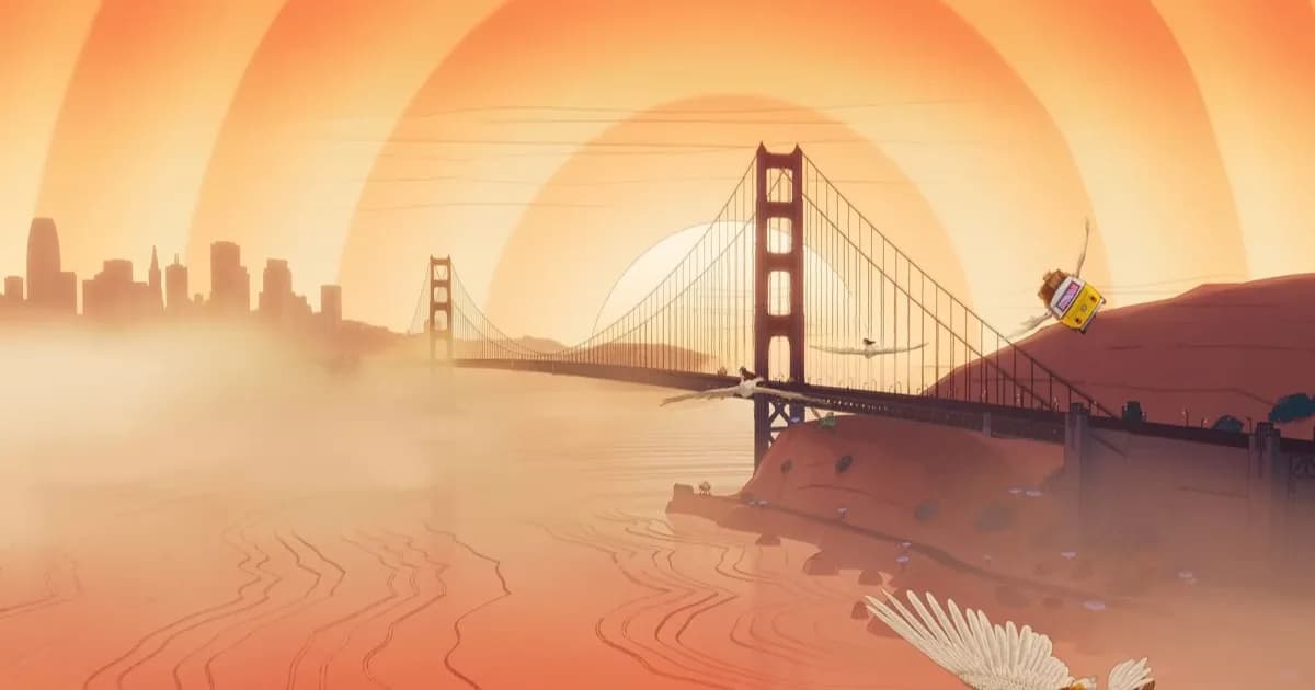 Tampilan layar MacBook yang menjalankan macOS 27 Golden Gate dengan antarmuka yang bersih dan modern.