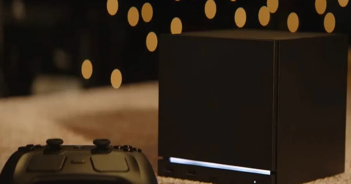 Valve Steam Machine Featured Design Coverplate dengan desain minimalis dan lampu RGB