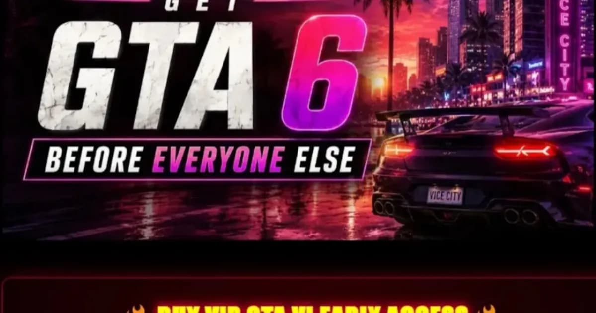 Ilustrasi peringatan penipuan situs web palsu GTA VI yang mengincar dompet kripto pemain game.