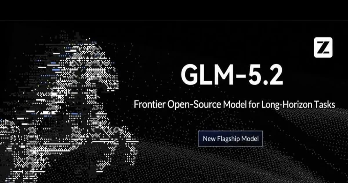Ilustrasi model AI GLM-5.2 dari Z.ai yang menyaingi performa keamanan siber Anthropic Mythos