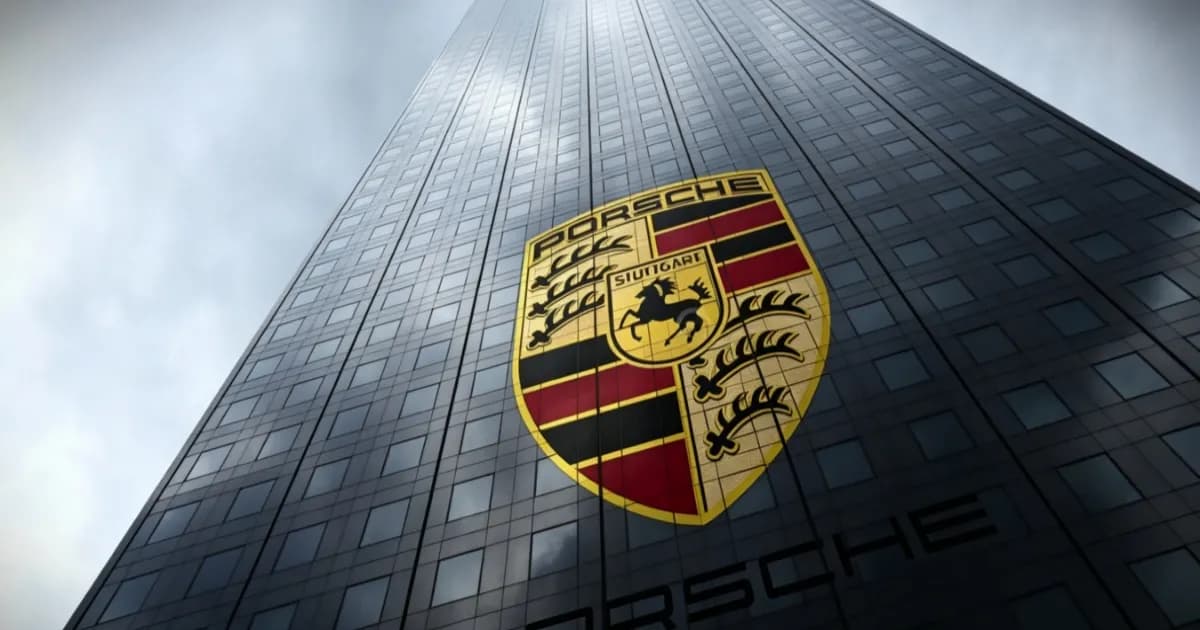 Ilustrasi showroom Porsche yang sepi di China akibat krisis dealer dan penurunan penjualan