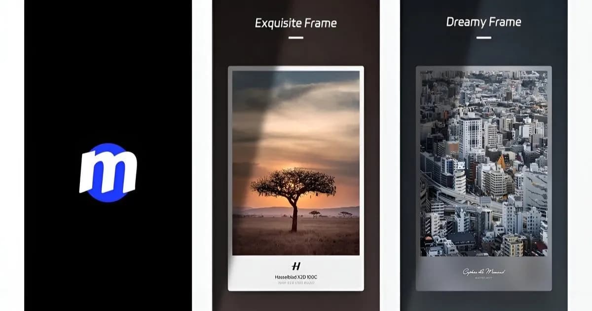 Mocha Frame iOS App showing Leica filters