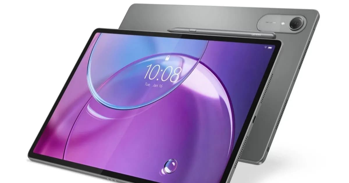 Lenovo Idea Tab Pro Gen 2 dengan layar 13 inci dan desain tipis berwarna Cloud Grey