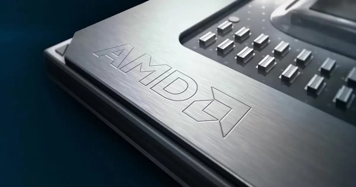 Ilustrasi chip AMD dengan core low-power untuk prosesor heterogen masa depan