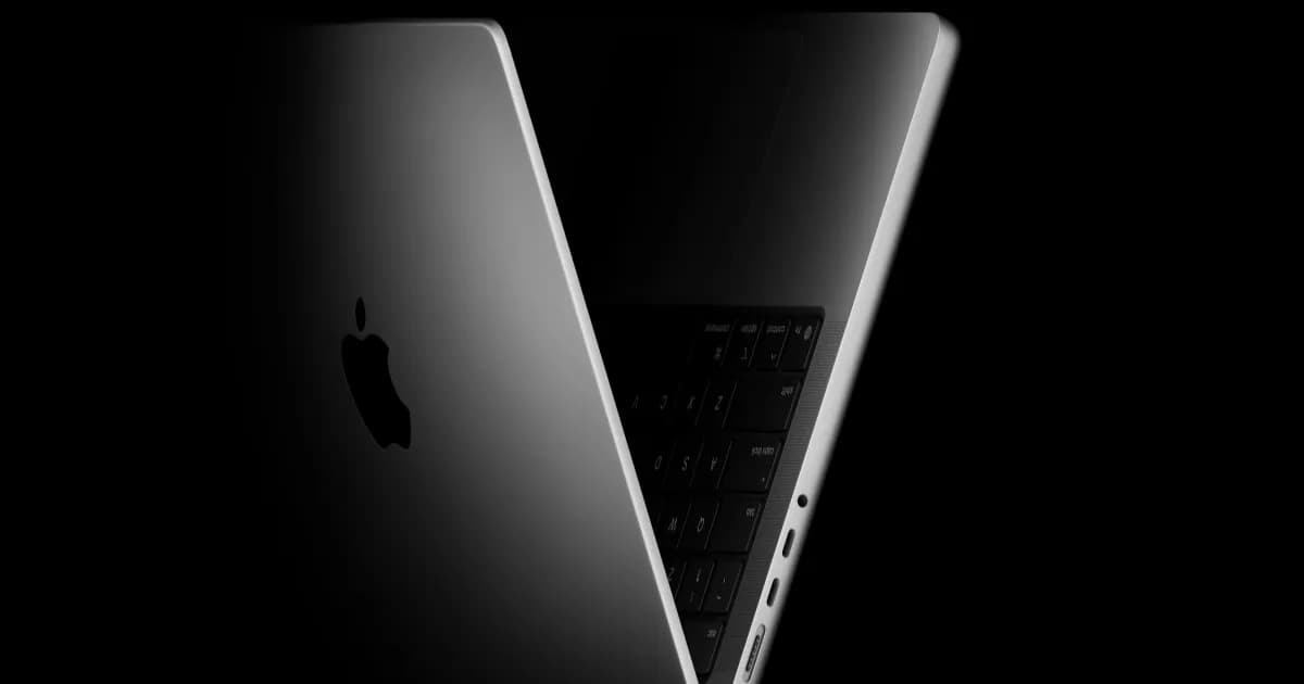 Ilustrasi MacBook Pro 14 inci terbaru Apple yang akan dirilis pada 2027