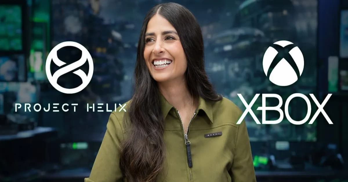 Deretan konsol Xbox Series X dan Series S yang menunjukkan produk utama Microsoft