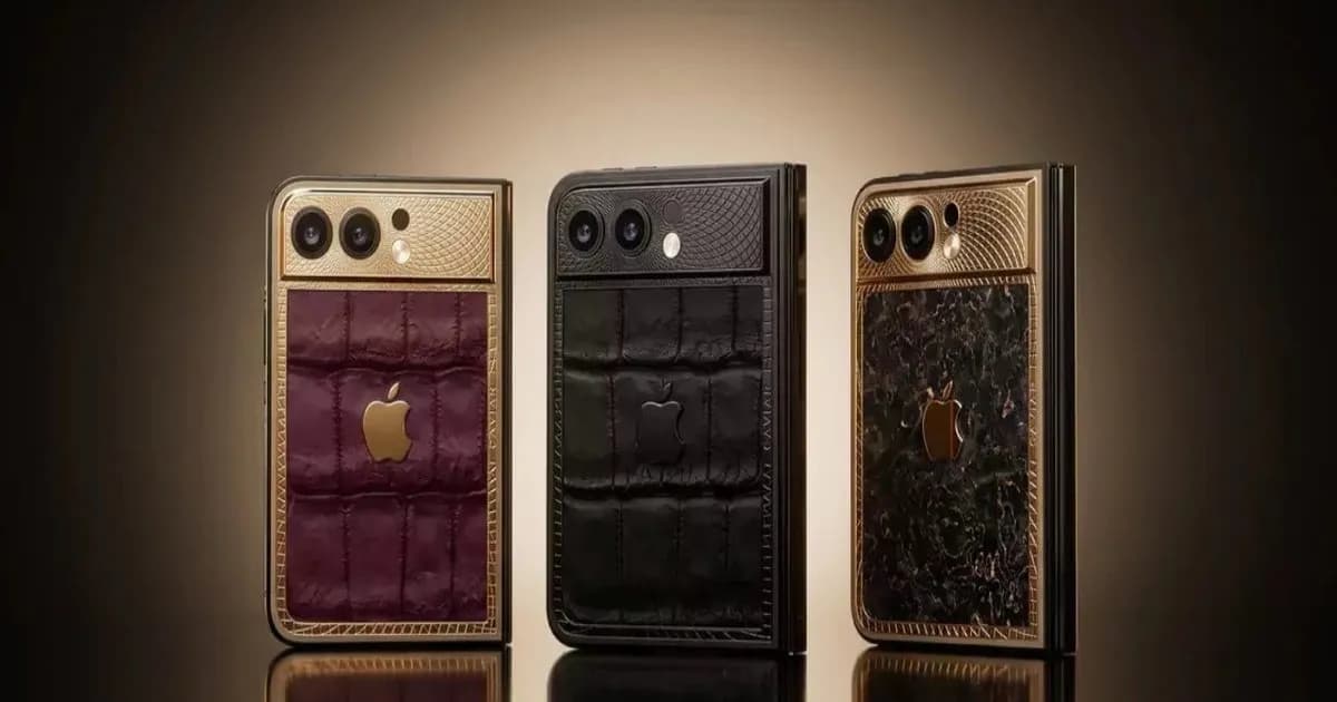 iPhone Ultra lipat edisi mewah Caviar dengan material emas dan serat karbon