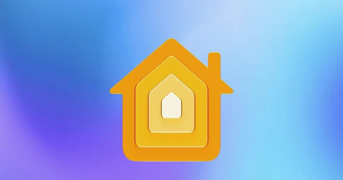 Ilustrasi aplikasi Apple Home dengan fitur AI baru