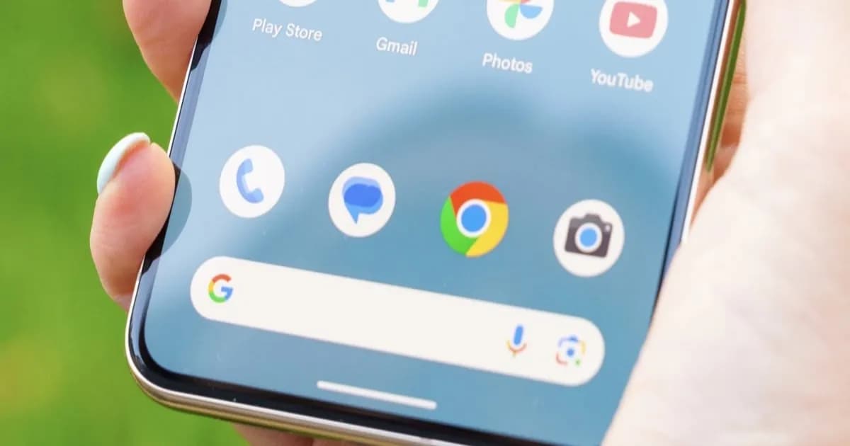 Tampilan Chrome 150 Android dengan tombol back khusus di menu tiga titik browser