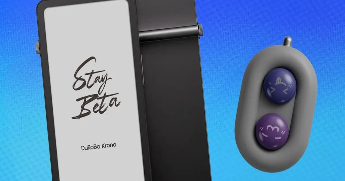 DuRoBo Krono ePaper focus hub dengan layar 6,13 inci dan Smart Dial