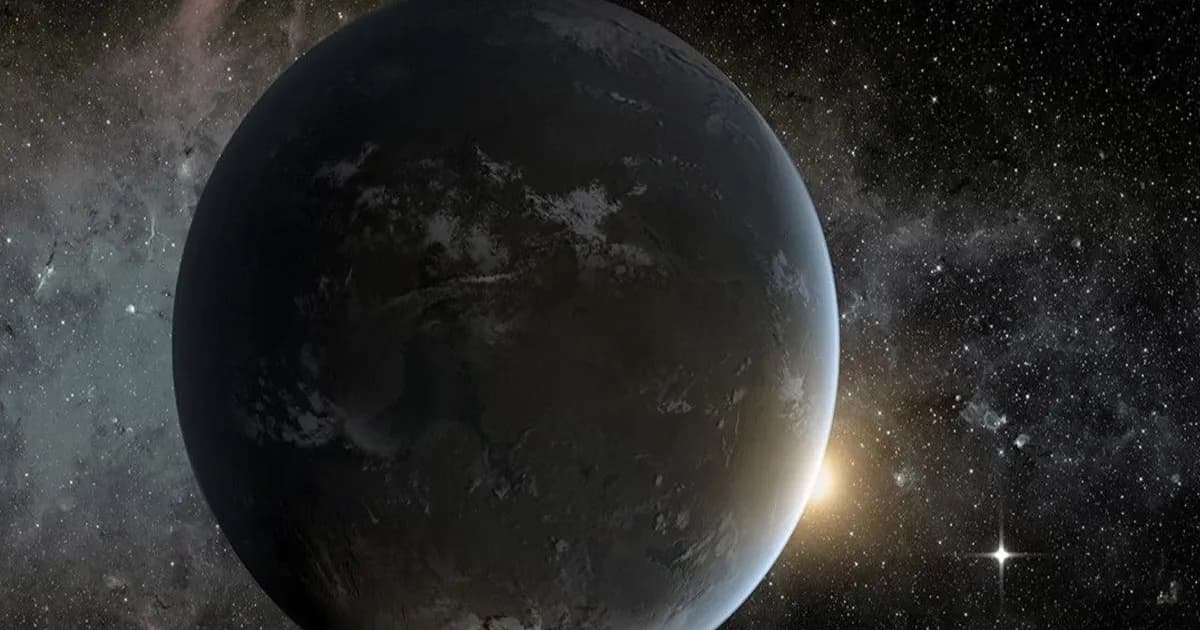 Ilustrasi planet GJ 3378 b yang mirip Bumi di luar angkasa