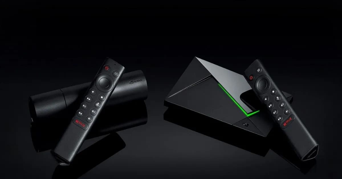 Nvidia Shield TV dan Shield TV Pro tampak depan