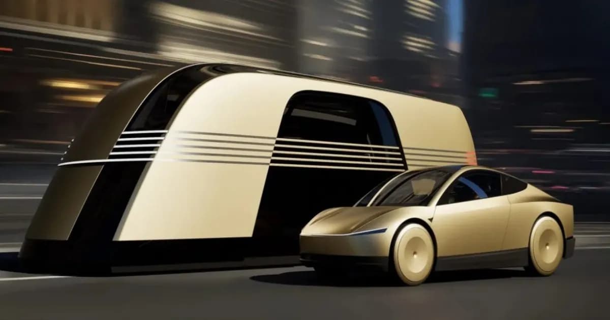 Tesla Cybercab dan Robovan di acara We Robot