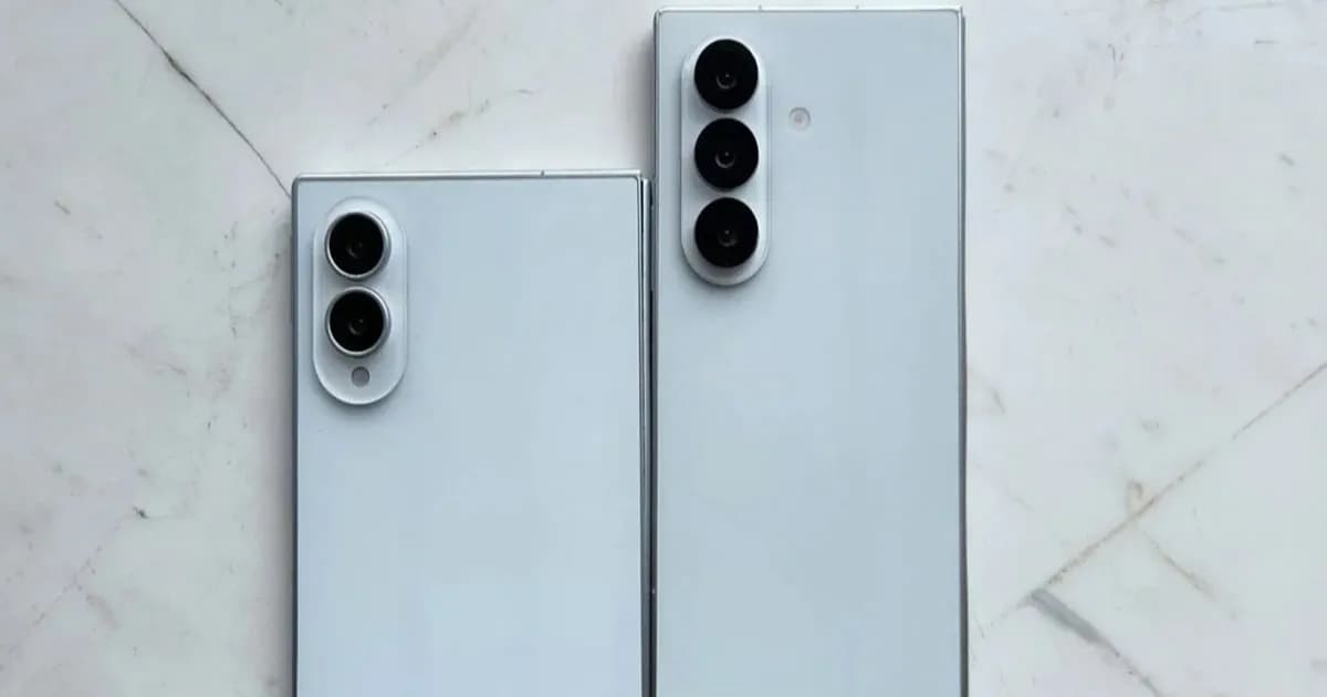 Galaxy Z Fold 8 dan Galaxy Z Fold 8 Ultra dengan desain futuristik