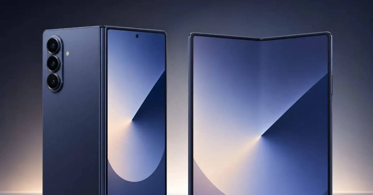 Render bocor Samsung Galaxy Z Fold 8 Ultra dengan desain tinggi dan sempit