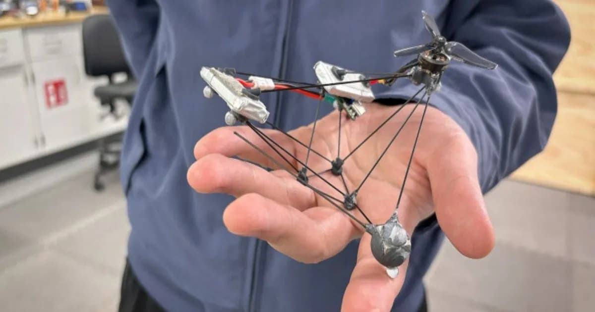Drone Phantom Twist Northwestern University berputar cepat menciptakan ilusi optik
